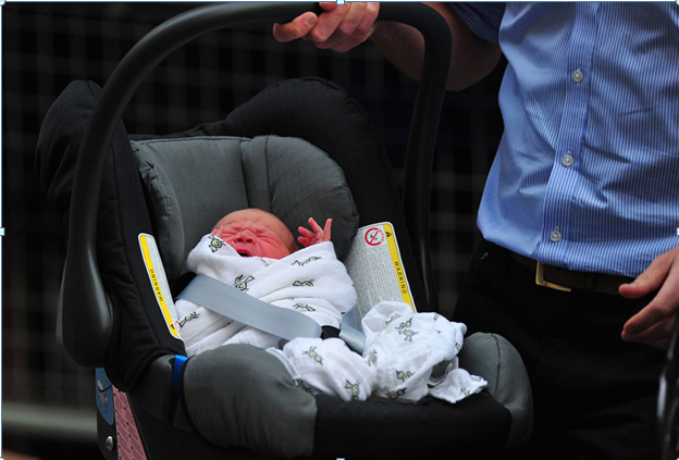 Prince George S Car Seat Not Fit For A, Strapped In Car Seat Safety