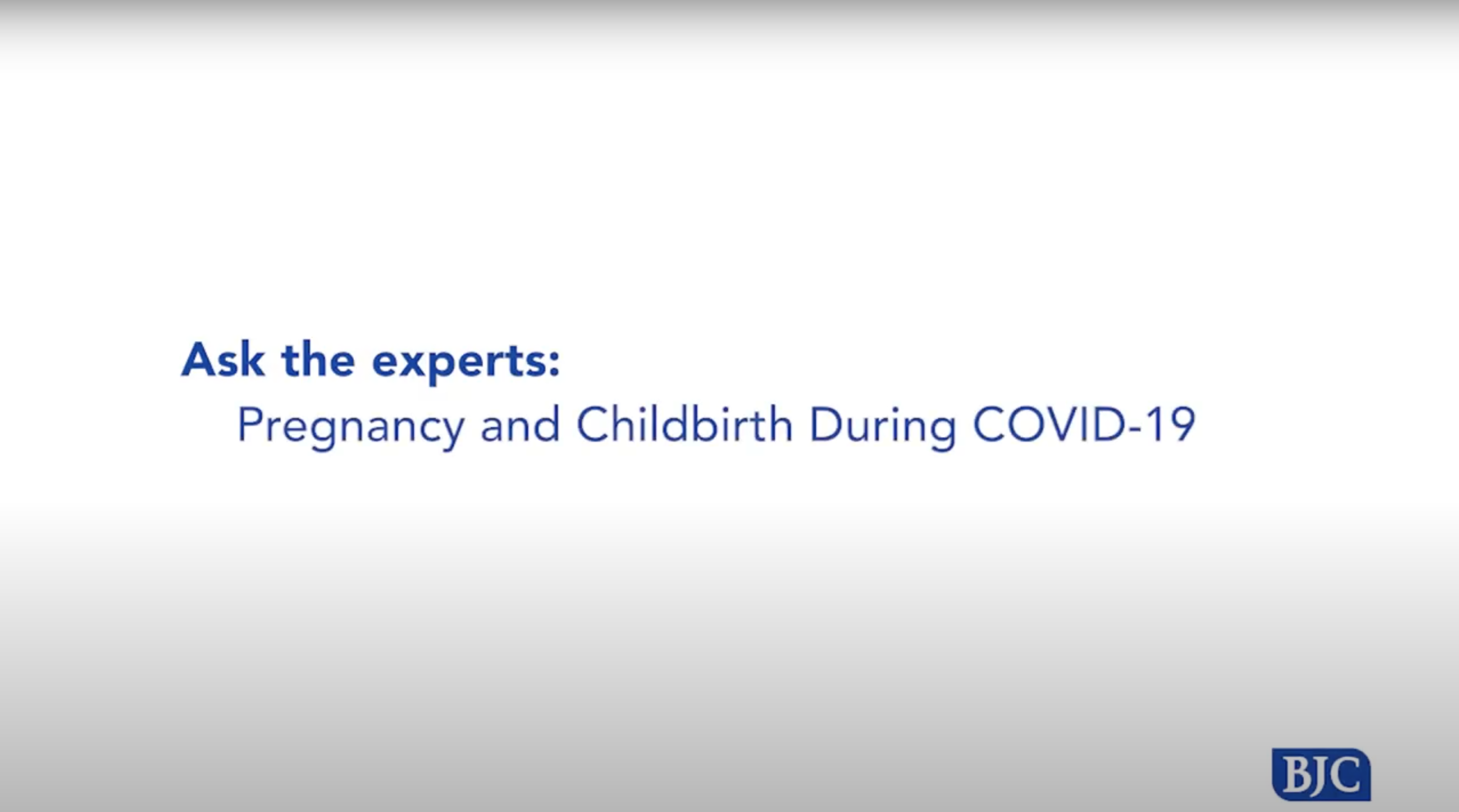 COVID-19 Effects On Childbirth and Prenatal Care | Q&A With the Experts