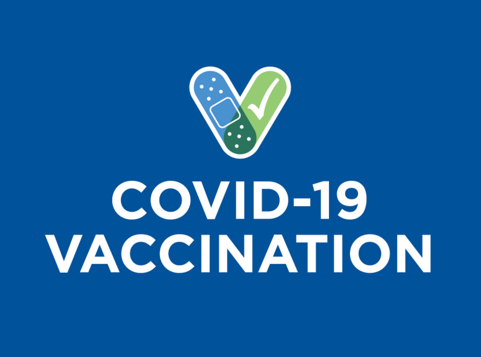 Graphic reads COVID-19 Vaccination, article is about COVID-19 Booster